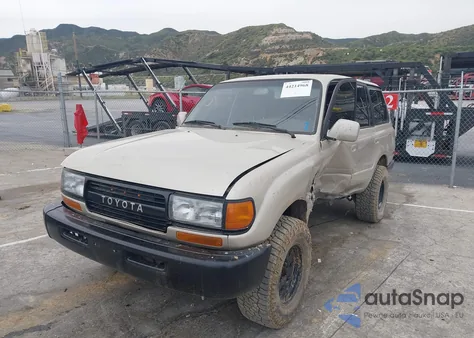 1991 Toyota Land Cruiser Fj80 from USA, damaged, VIN JT3FJ80W6M0034819